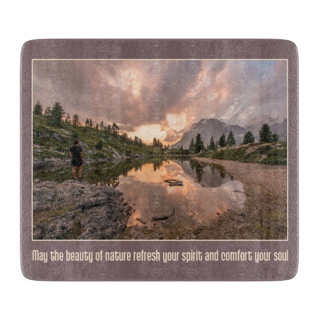 Tabla De Cortar Mountain Pond (Anverso)