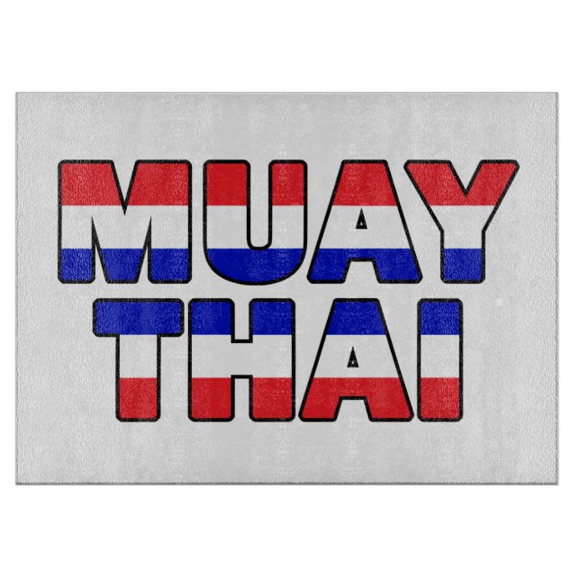Tabla De Cortar Muay Thai (Anverso)