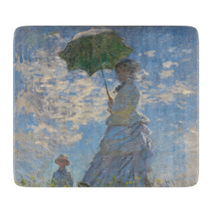 Tabla De Cortar Mujer con un Parasol Claude Monet Arte Fino