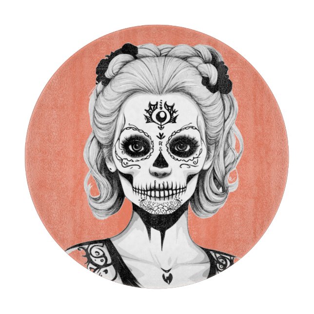 TABLA DE CORTAR MUJER DE SKULLHEAD (Anverso)