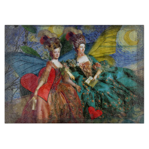 Tabla De Cortar Mujer Mariposa Caprichosa Géminis Gótica Clásica