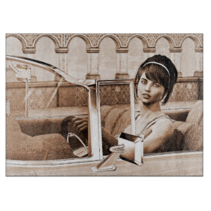 Tabla De Cortar Mujer Vintage
