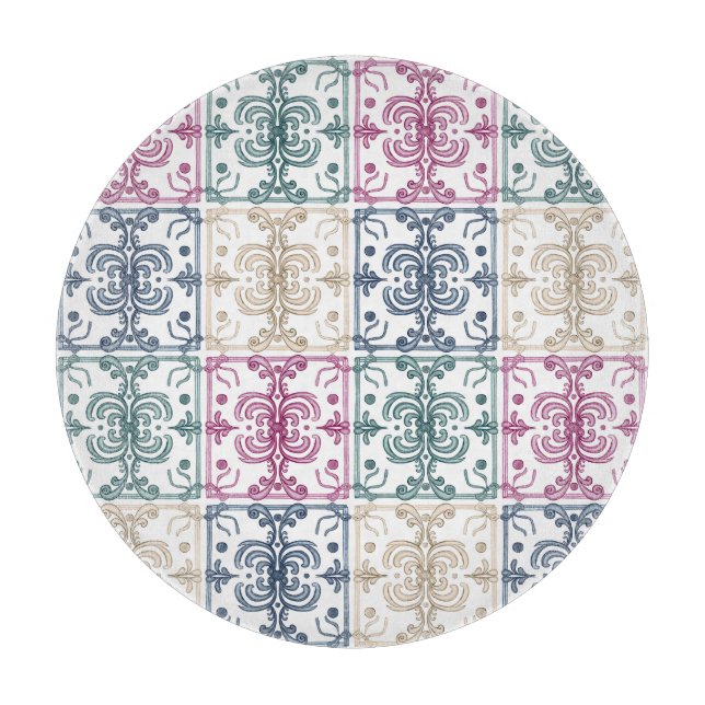 Tabla De Cortar Multicolor Tiles (Anverso)