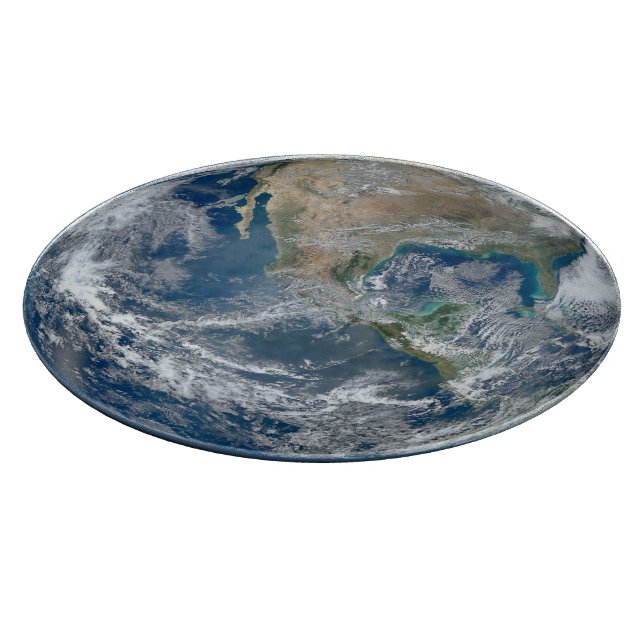 Tabla De Cortar Mundo (Borde)