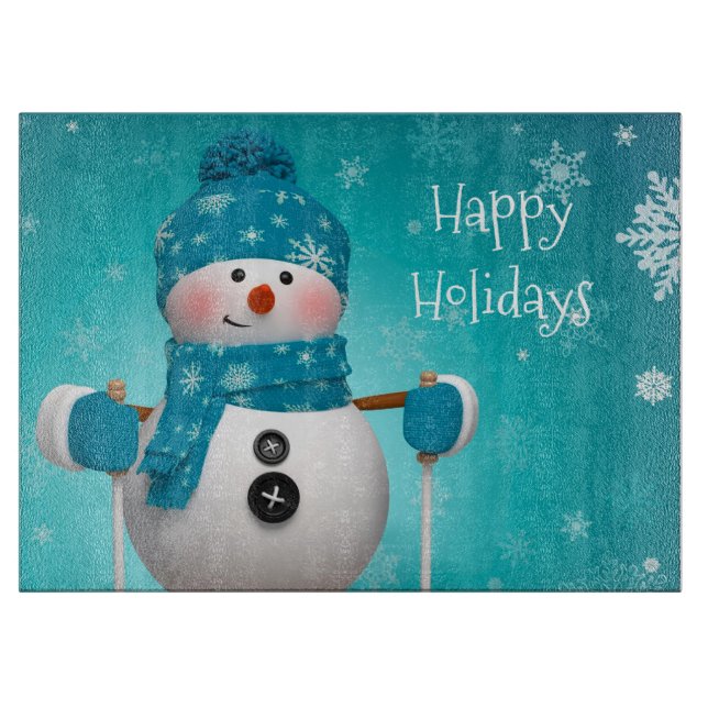 Tabla De Cortar Muñeco de nieve (Anverso)