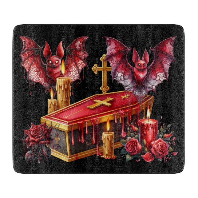 Tabla De Cortar Murciélagos Vampiros (Anverso)