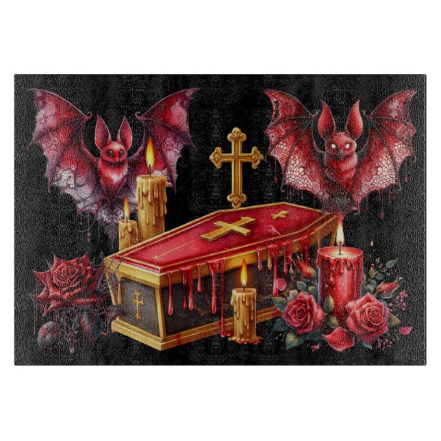 Tabla De Cortar Murciélagos Vampiros (Anverso)