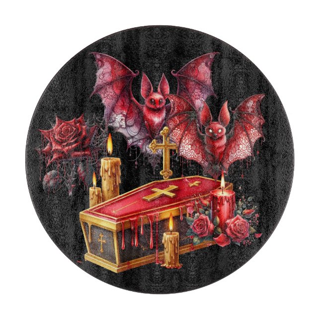 Tabla De Cortar Murciélagos Vampiros (Anverso)