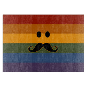 Tabla De Cortar Mustache Pride cartón