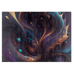 Tabla De Cortar Mystic Purple Swirl Cutting Board