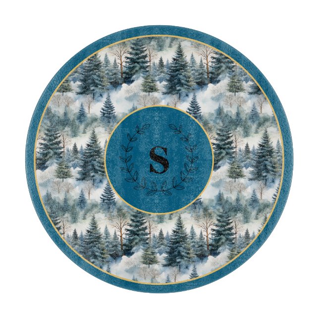 Tabla De Cortar Mystical Evergreen Forest Cutting Board (Anverso)