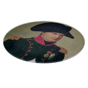 Tabla De Cortar Napoleon I delante del castillo francés de