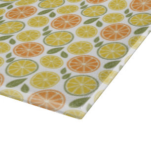 Tabla De Cortar Naranja amarillo limón Patrón