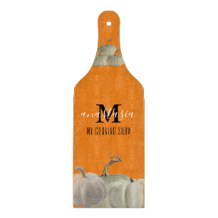 Tabla De Cortar Naranja Calabazas Blancas Mi show de cocina Monogr