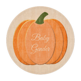 Tabla De Cortar Naranja Cuto Sexo Personalizado Neutral de calabaz