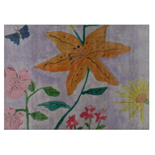 Tabla De Cortar Naranja Lily (Anverso)