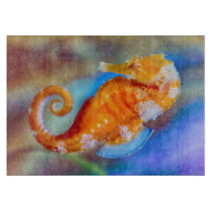 Tabla De Cortar Naranja Seahorse deleite