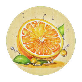 Tabla De Cortar Naranja Slice Splash