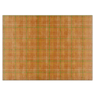 Tabla De Cortar Naranja y franjas verdes