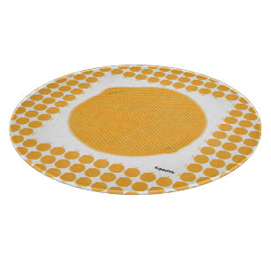 Tabla De Cortar Naranjas de Polkadoted