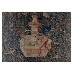 Tabla De Cortar Narciso en el Pozo, Tapiz Medieval