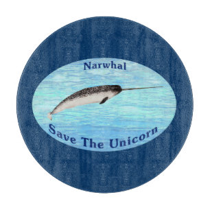 Tabla De Cortar Narwhal - Salven al unicornio