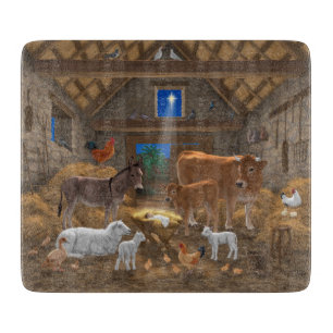 Tabla De Cortar Natividad de los Navidades de la Santa Noche