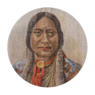 Tabla De Cortar Nativo Americano: Lakota Toro Sentado, Anuncio de