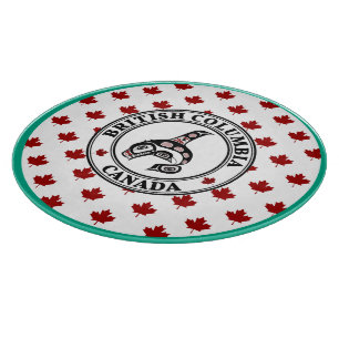 Tabla De Cortar Nativo Americano Red Black Art Orca Killer Whale