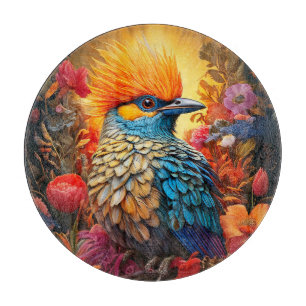 Tabla De Cortar Naturaleza caprichosa Pájaro azul no 2