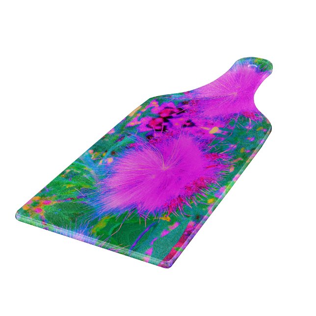 Tabla De Cortar Naturaleza psicodélica púrpura ultravioleta (Borde)