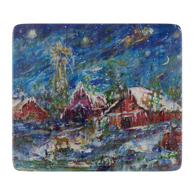 Tabla De Cortar Navidad (Anverso)