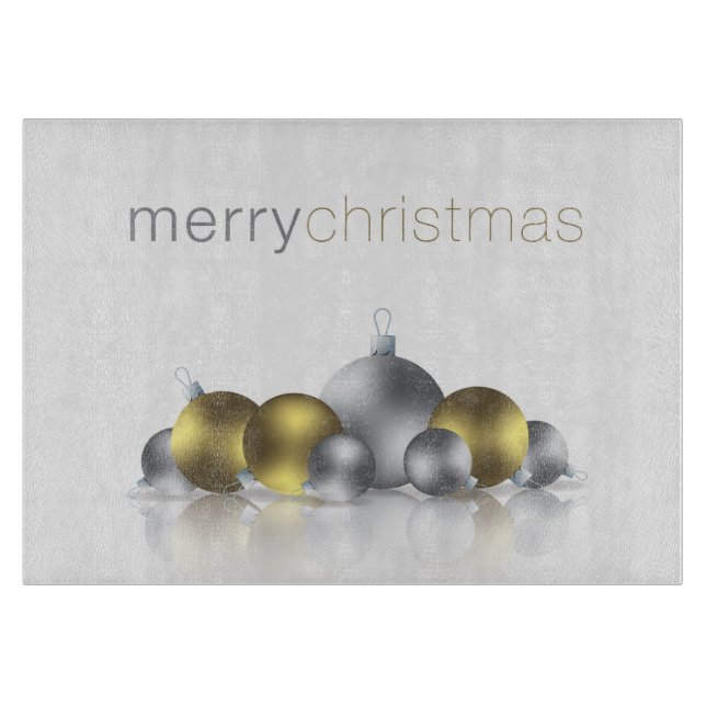 Tabla De Cortar Navidades bauble (Anverso)
