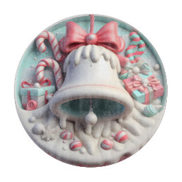 Tabla De Cortar Navidades Campana y golosinas