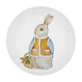 Tabla De Cortar Navidades con una canasta con bran de abeto