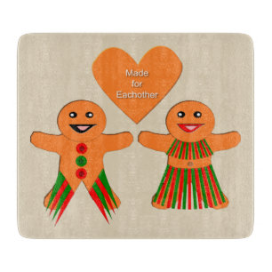 Tabla De Cortar Navidades Cuidados Gingerbread Pareja