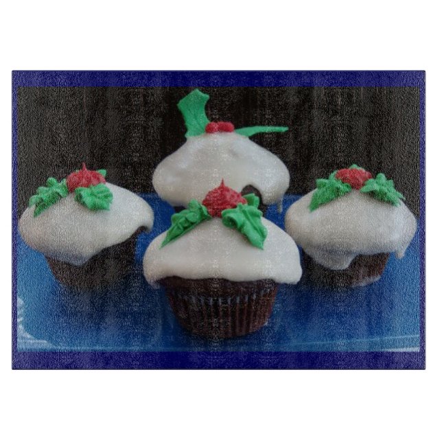 Tabla De Cortar Navidades Cupcakes (Anverso)