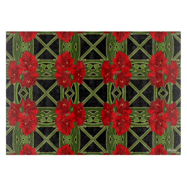 Tabla De Cortar Navidades de Amaryllis Garden (Anverso)