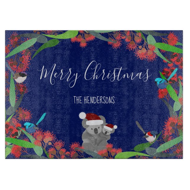 Tabla De Cortar Navidades de Australia (Anverso)