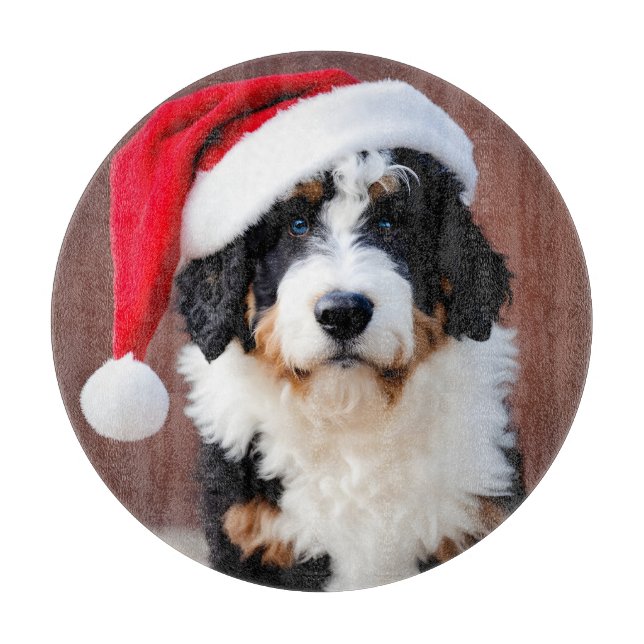 Tabla De Cortar Navidades de Bernedoodle (Anverso)