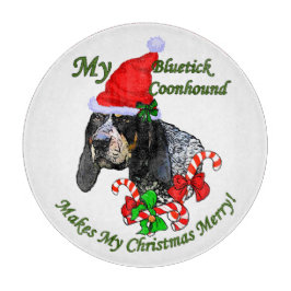 Tabla De Cortar Navidades de Bluetick Coonhound