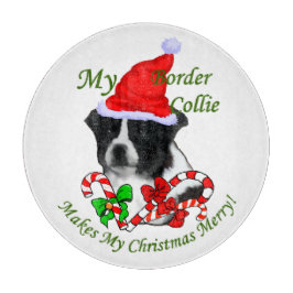 Tabla De Cortar Navidades de Border Collie