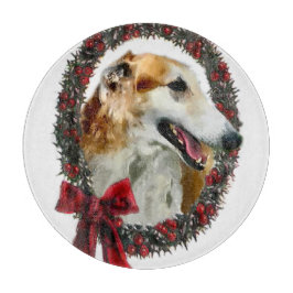 Tabla De Cortar Navidades de Borzoi