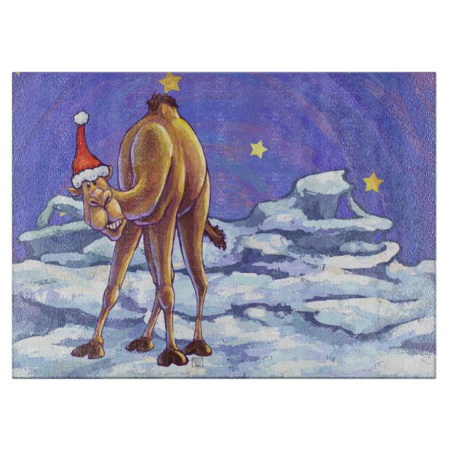 Tabla De Cortar Navidades de camello (Anverso)