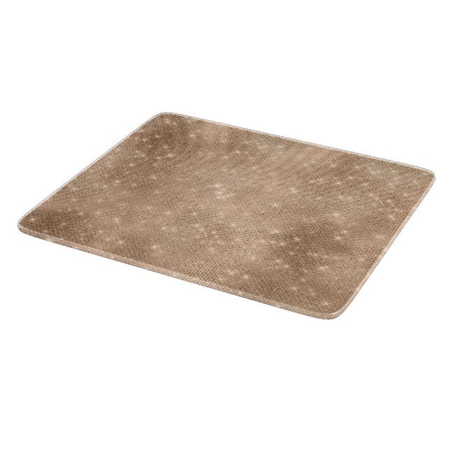 Tabla De Cortar Navidades de Champagne Gold Sparkle (Borde)