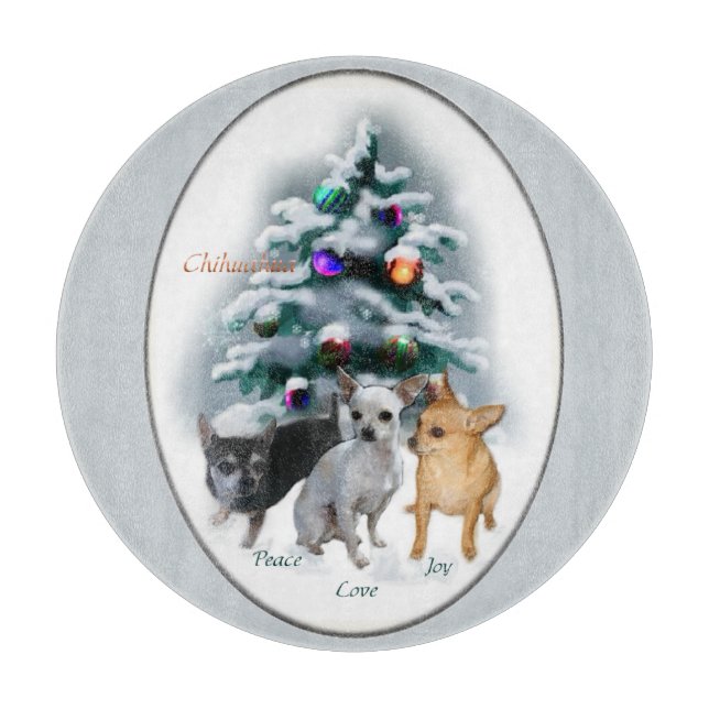 Tabla De Cortar Navidades de Chihuahua (Anverso)