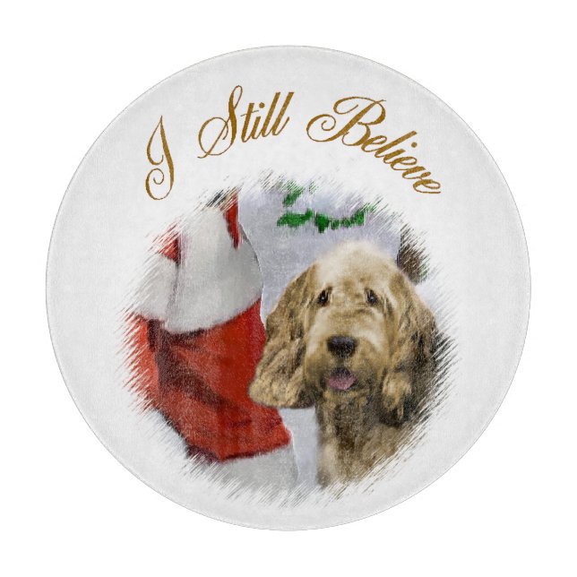 Tabla De Cortar Navidades de Otterhound (Anverso)
