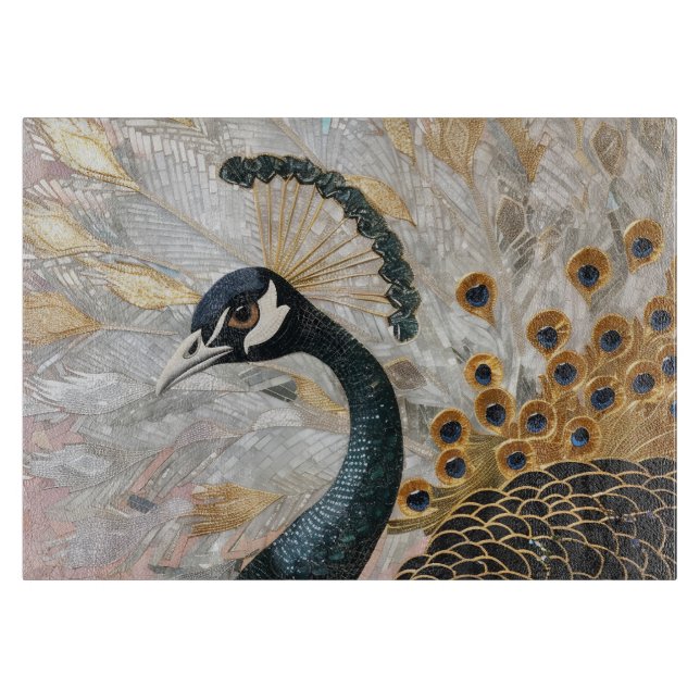 Tabla De Cortar Navidades de Peacock Gold (Anverso)