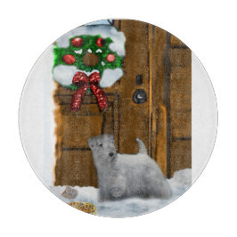 Tabla De Cortar Navidades de Sealyham Terrier