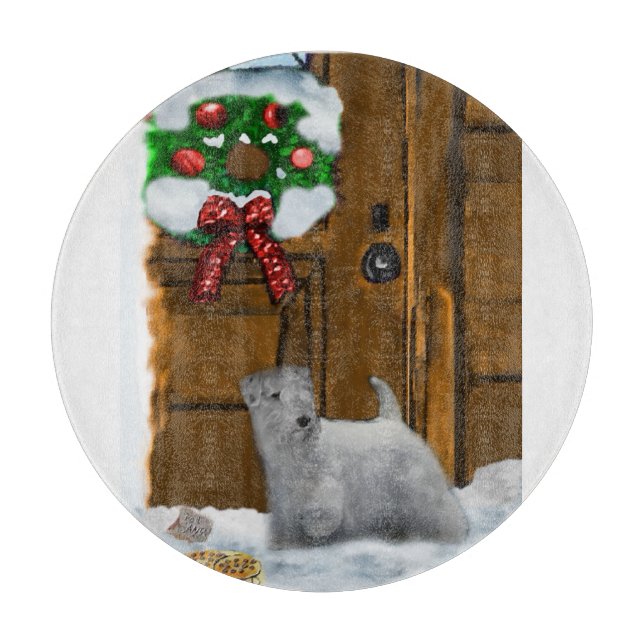 Tabla De Cortar Navidades de Sealyham Terrier (Anverso)